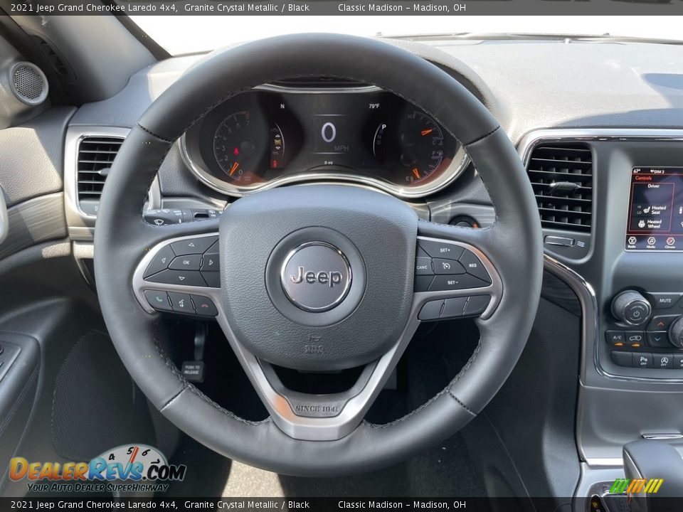2021 Jeep Grand Cherokee Laredo 4x4 Granite Crystal Metallic / Black Photo #5