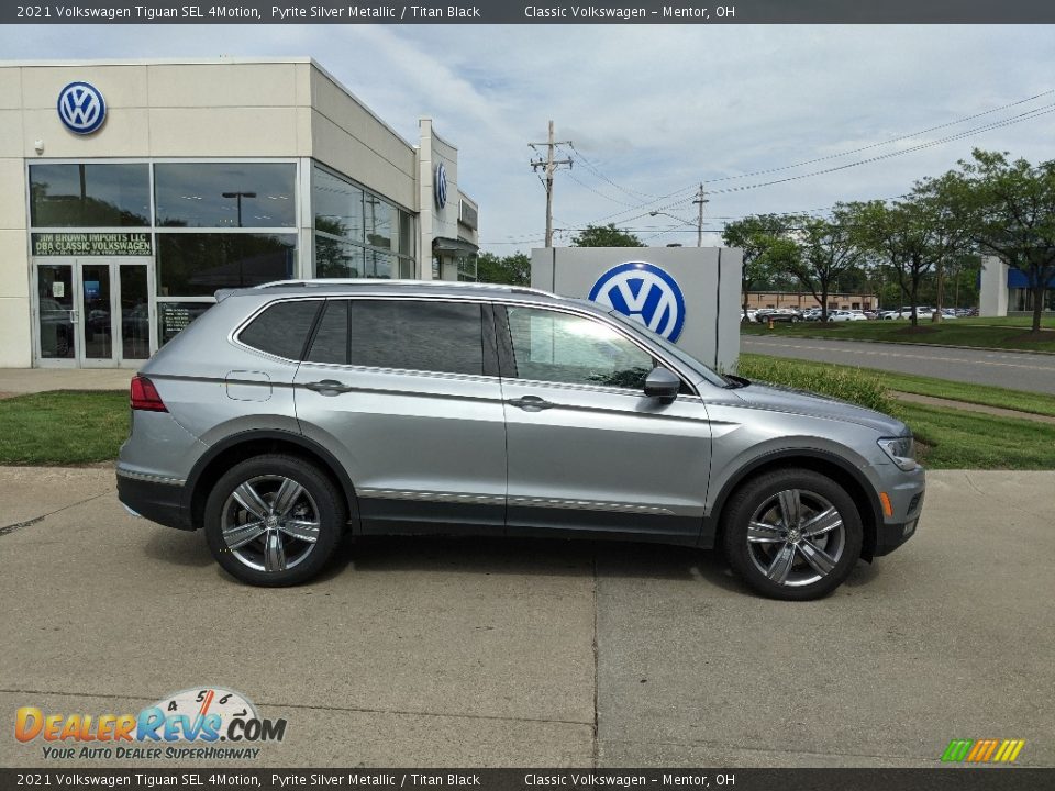 Pyrite Silver Metallic 2021 Volkswagen Tiguan SEL 4Motion Photo #2
