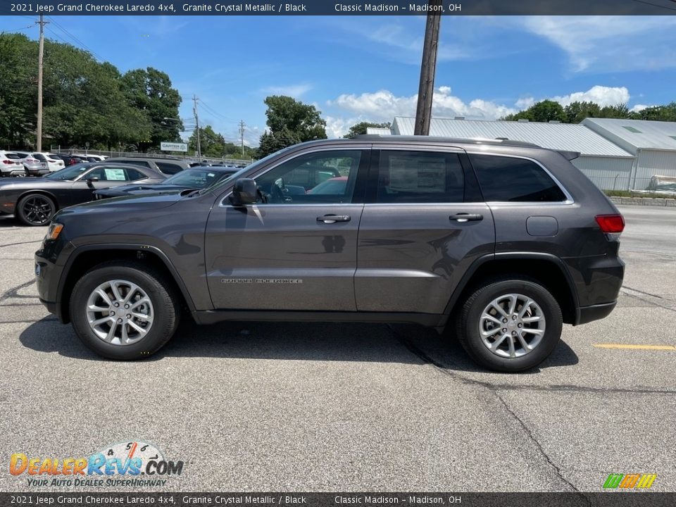 2021 Jeep Grand Cherokee Laredo 4x4 Granite Crystal Metallic / Black Photo #8