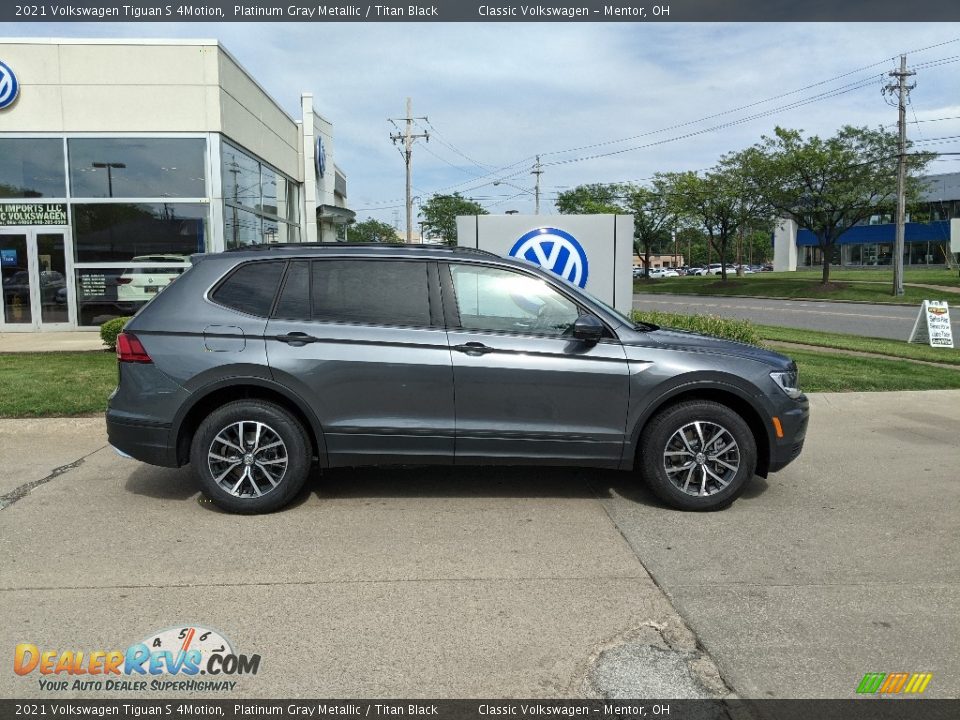 2021 Volkswagen Tiguan S 4Motion Platinum Gray Metallic / Titan Black Photo #2