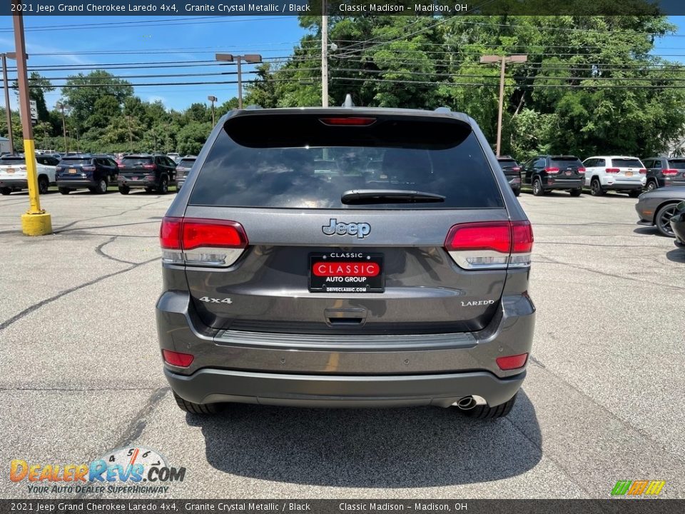 2021 Jeep Grand Cherokee Laredo 4x4 Granite Crystal Metallic / Black Photo #10