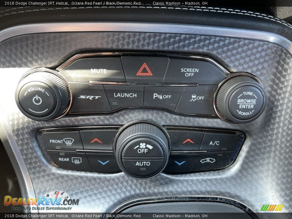 Controls of 2018 Dodge Challenger SRT Hellcat Photo #12