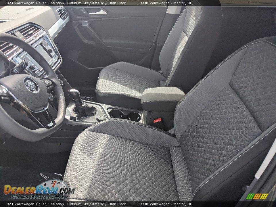 2021 Volkswagen Tiguan S 4Motion Platinum Gray Metallic / Titan Black Photo #4