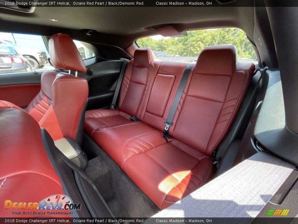Rear Seat of 2018 Dodge Challenger SRT Hellcat Photo #14