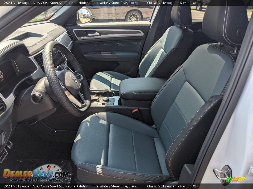 Front Seat of 2021 Volkswagen Atlas Cross Sport SEL R-Line 4Motion Photo #4
