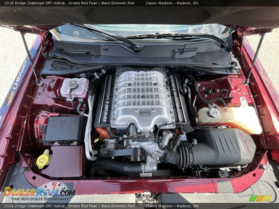2018 Dodge Challenger SRT Hellcat 6.2 Liter Supercharged HEMI OHV 16-Valve VVT V8 Engine Photo #17