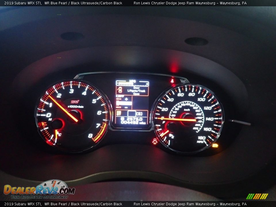 2019 Subaru WRX STI Gauges Photo #19