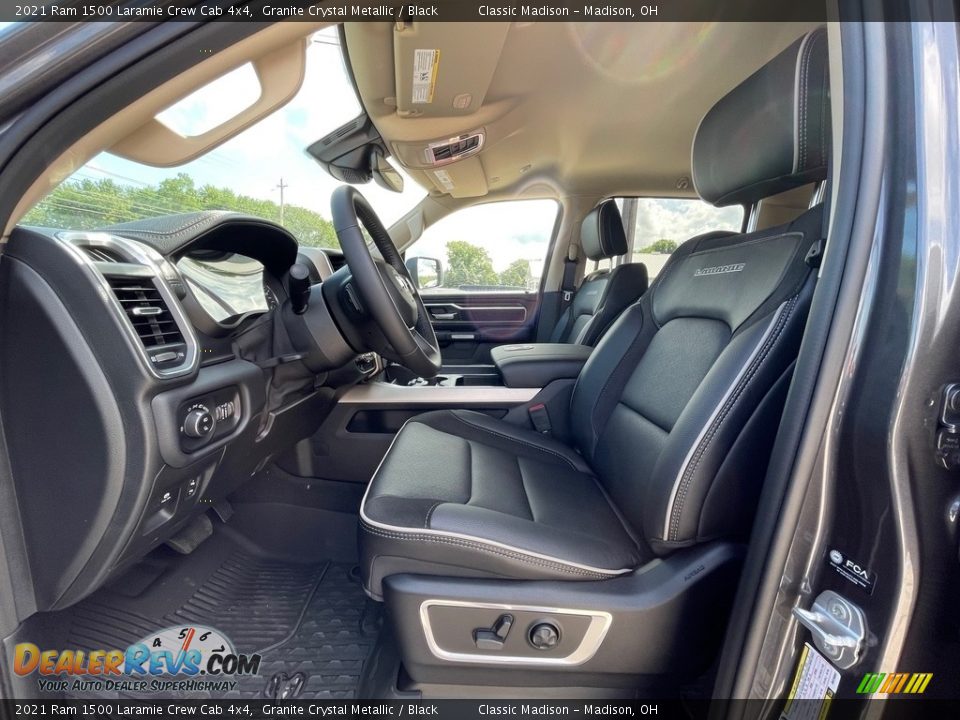 Front Seat of 2021 Ram 1500 Laramie Crew Cab 4x4 Photo #2