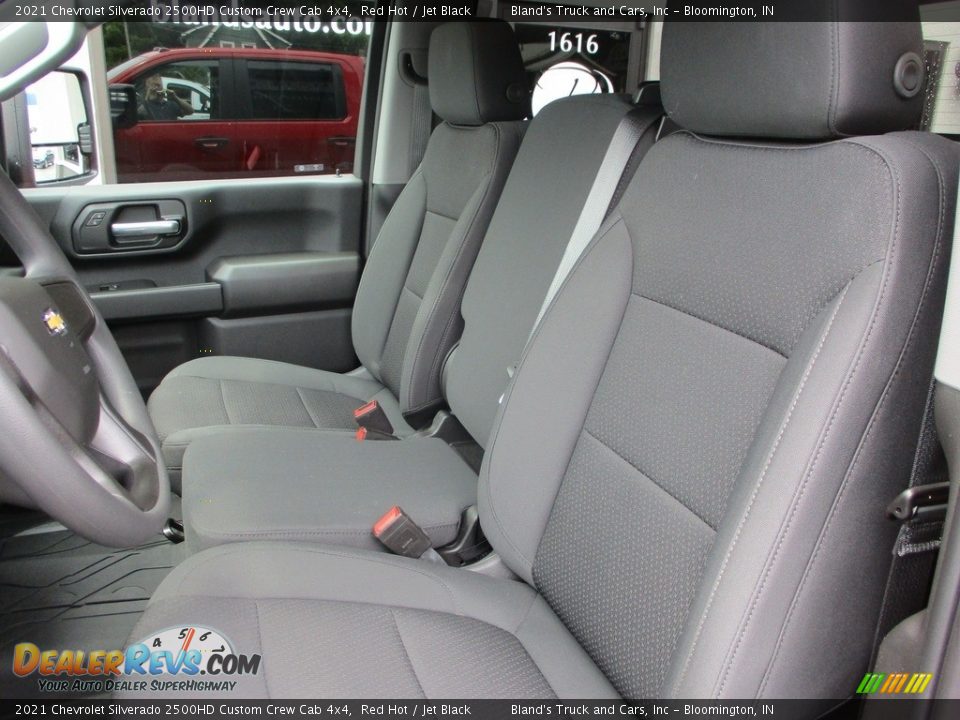 2021 Chevrolet Silverado 2500HD Custom Crew Cab 4x4 Red Hot / Jet Black Photo #8