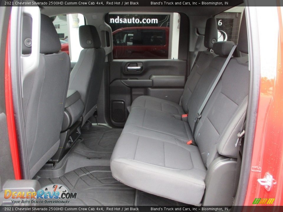 2021 Chevrolet Silverado 2500HD Custom Crew Cab 4x4 Red Hot / Jet Black Photo #9