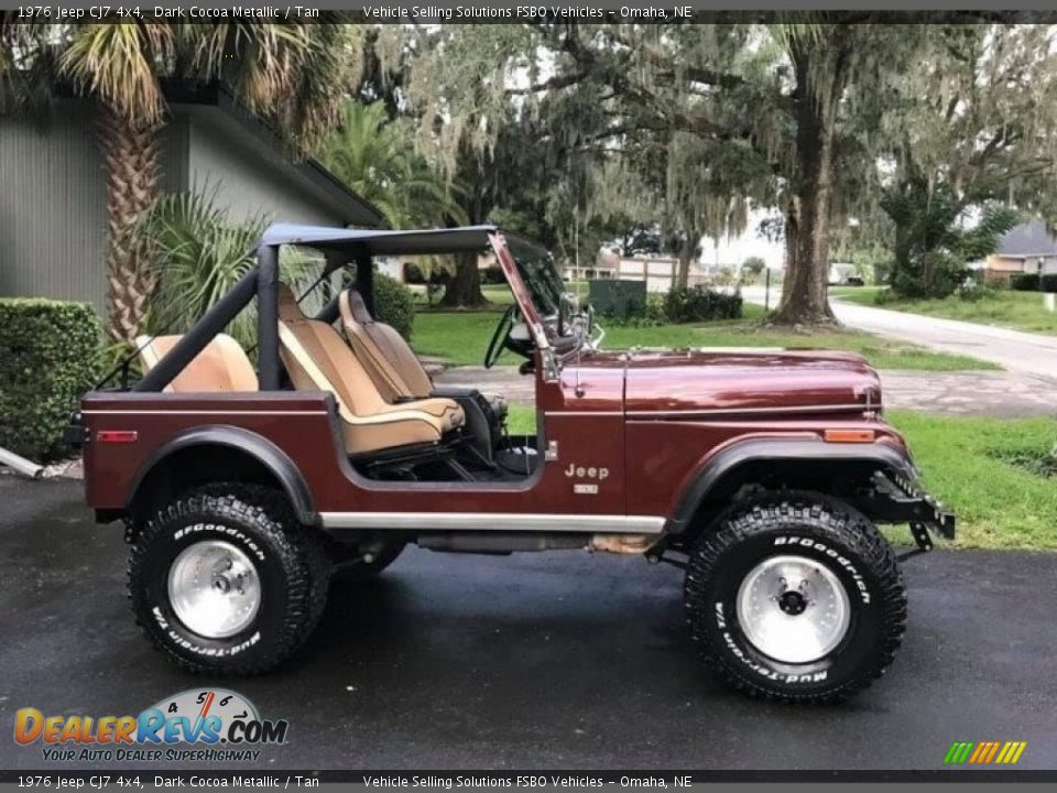 Dark Cocoa Metallic 1976 Jeep CJ7 4x4 Photo #1