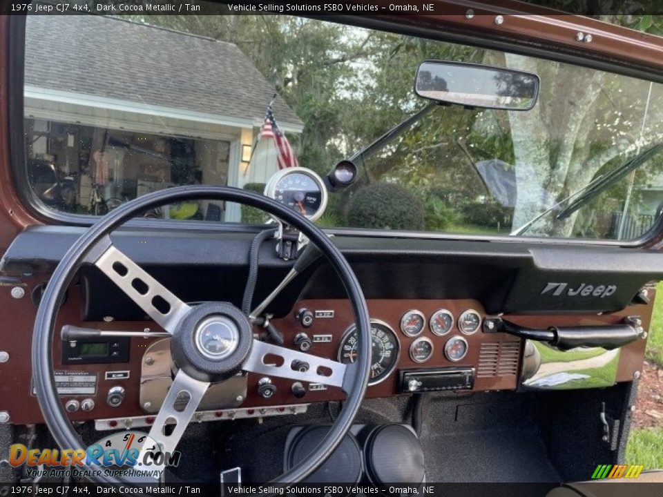 Dashboard of 1976 Jeep CJ7 4x4 Photo #3