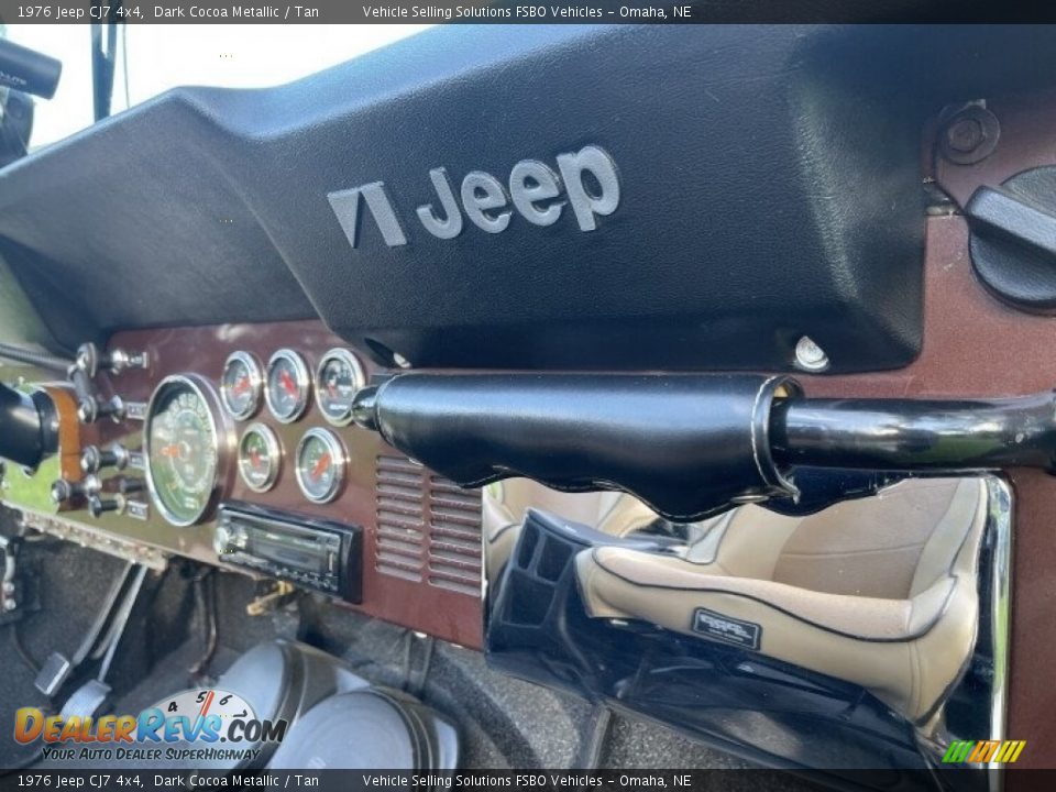 Dashboard of 1976 Jeep CJ7 4x4 Photo #7