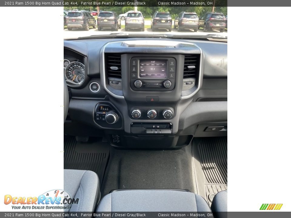 2021 Ram 1500 Big Horn Quad Cab 4x4 Patriot Blue Pearl / Diesel Gray/Black Photo #6