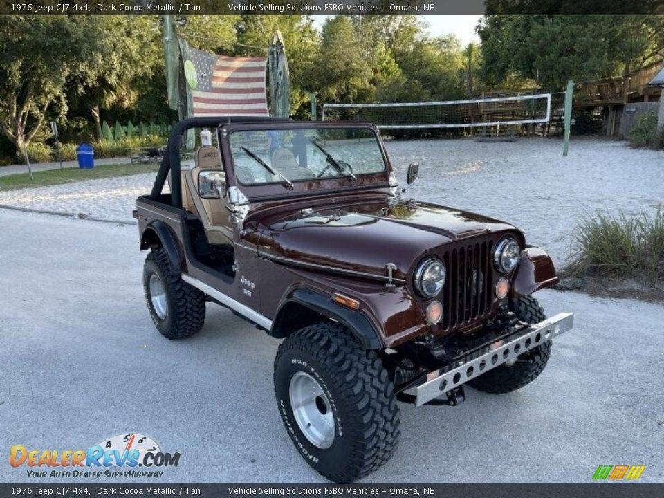 Dark Cocoa Metallic 1976 Jeep CJ7 4x4 Photo #14