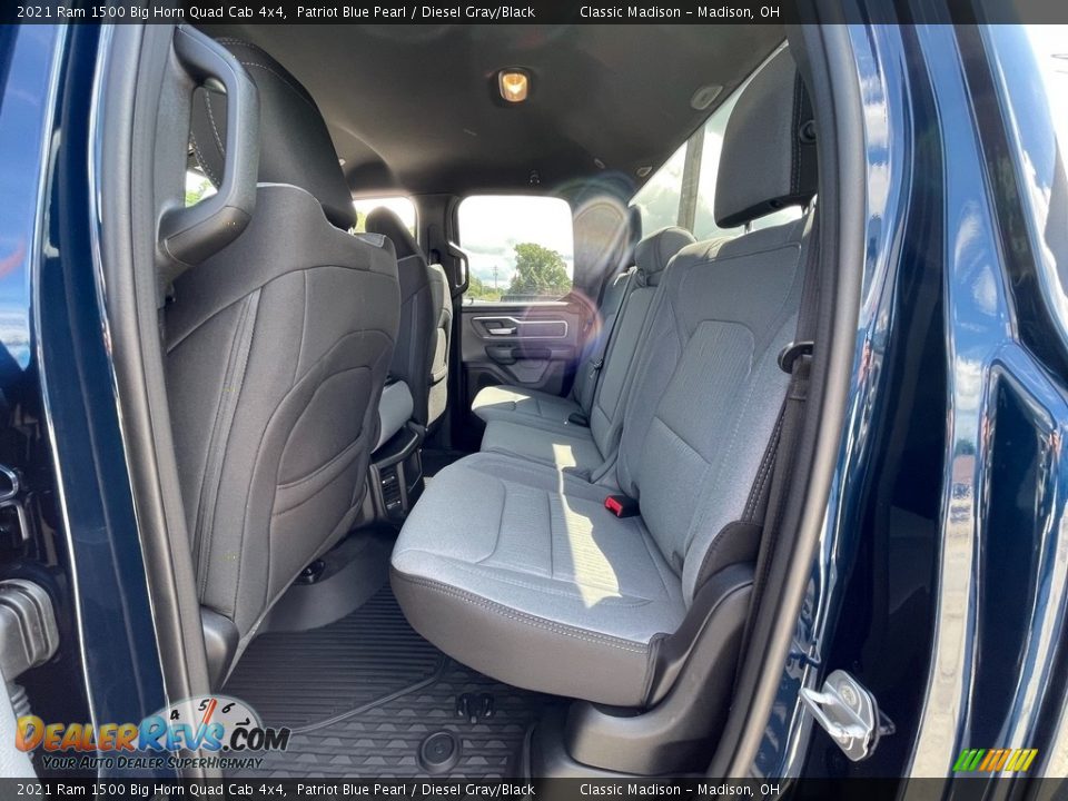 2021 Ram 1500 Big Horn Quad Cab 4x4 Patriot Blue Pearl / Diesel Gray/Black Photo #3