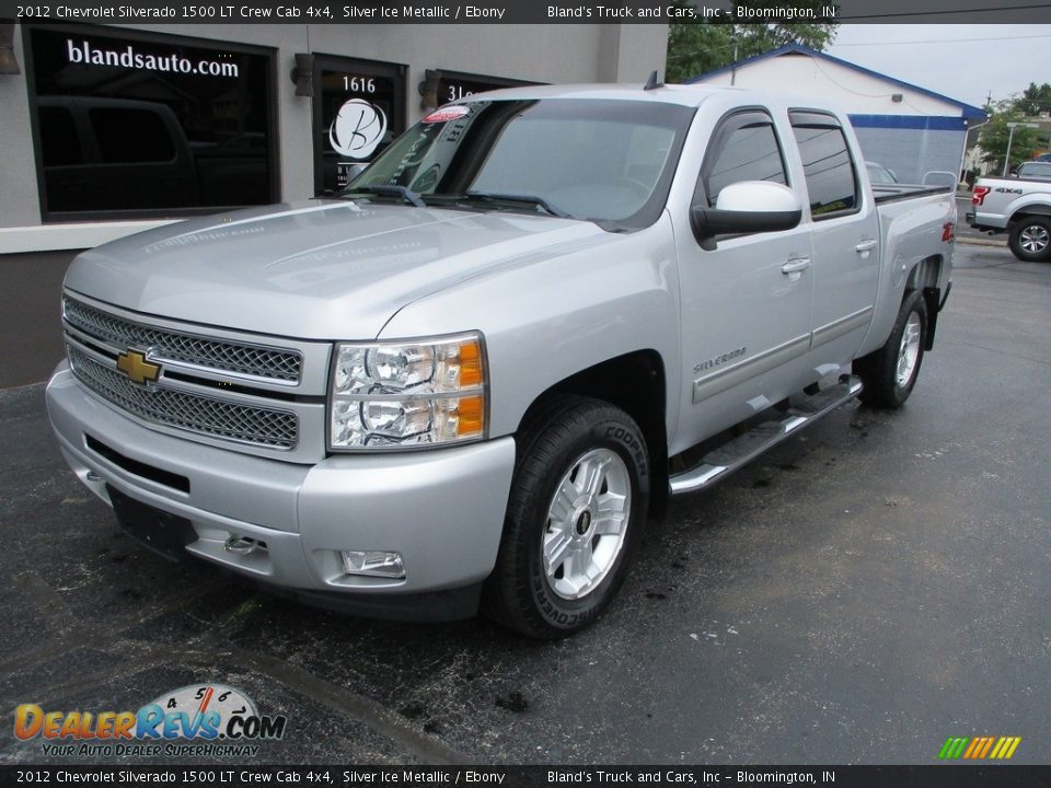 2012 Chevrolet Silverado 1500 LT Crew Cab 4x4 Silver Ice Metallic / Ebony Photo #2