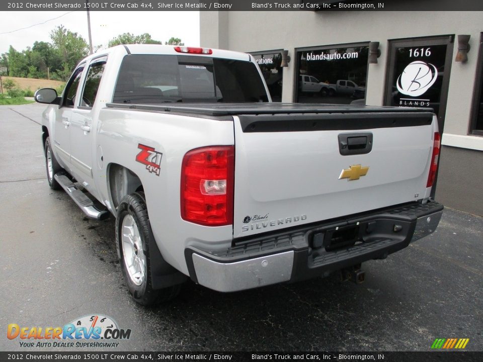 2012 Chevrolet Silverado 1500 LT Crew Cab 4x4 Silver Ice Metallic / Ebony Photo #3