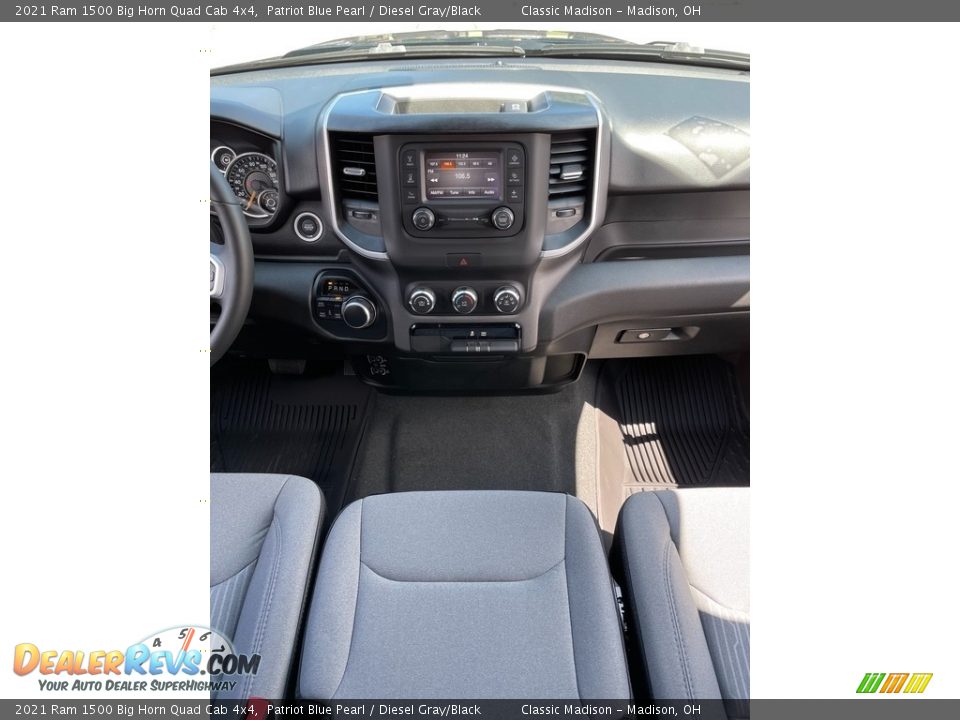 2021 Ram 1500 Big Horn Quad Cab 4x4 Patriot Blue Pearl / Diesel Gray/Black Photo #6
