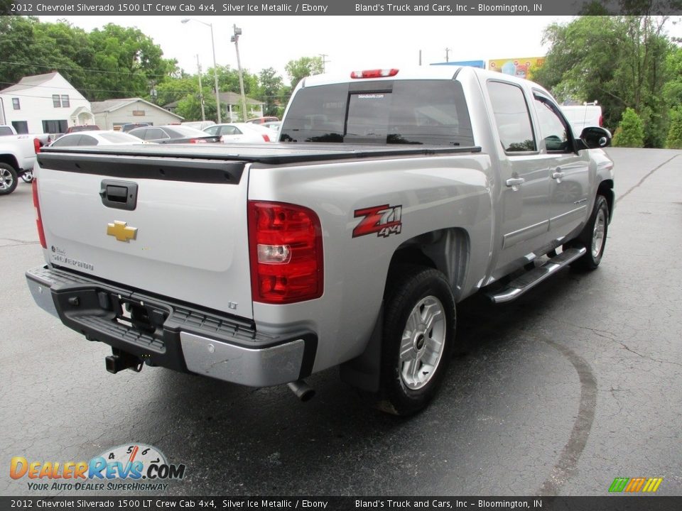 2012 Chevrolet Silverado 1500 LT Crew Cab 4x4 Silver Ice Metallic / Ebony Photo #4