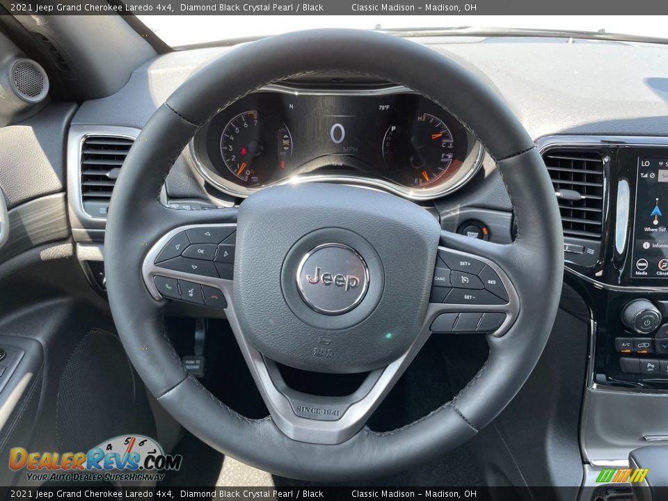 2021 Jeep Grand Cherokee Laredo 4x4 Steering Wheel Photo #5
