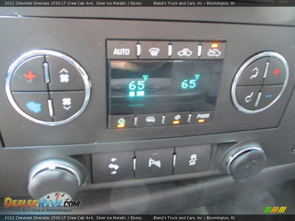 2012 Chevrolet Silverado 1500 LT Crew Cab 4x4 Silver Ice Metallic / Ebony Photo #24