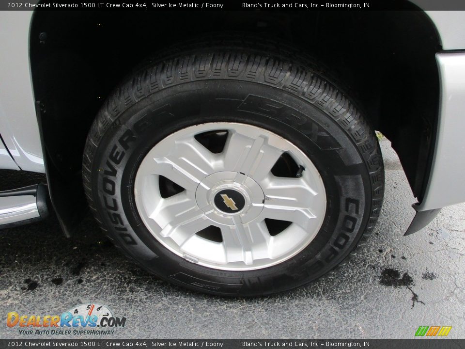2012 Chevrolet Silverado 1500 LT Crew Cab 4x4 Silver Ice Metallic / Ebony Photo #32