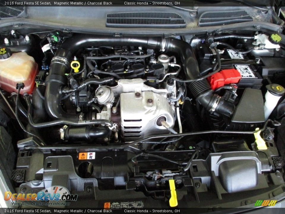 2016 Ford Fiesta SE Sedan 1.0 Liter Ecoboost DI Turbocharged DOHC 12-Valve Ti-VCT 3 Cylinder Engine Photo #13