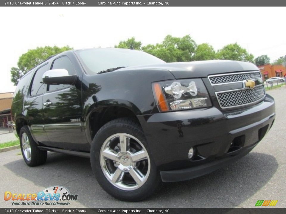 2013 Chevrolet Tahoe LTZ 4x4 Black / Ebony Photo #1