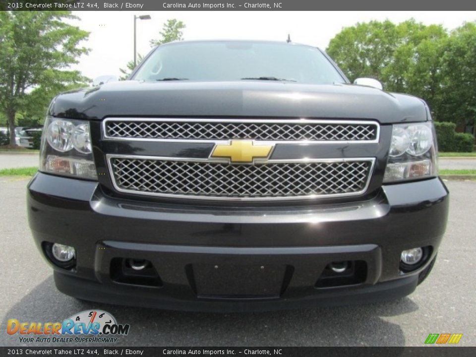 2013 Chevrolet Tahoe LTZ 4x4 Black / Ebony Photo #4