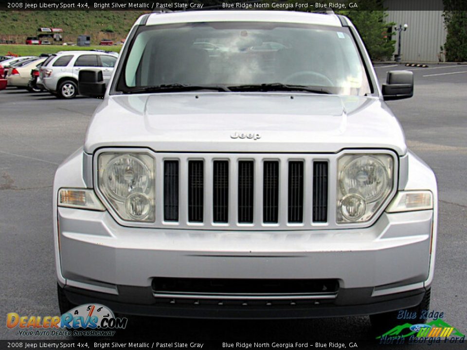 2008 Jeep Liberty Sport 4x4 Bright Silver Metallic / Pastel Slate Gray Photo #8
