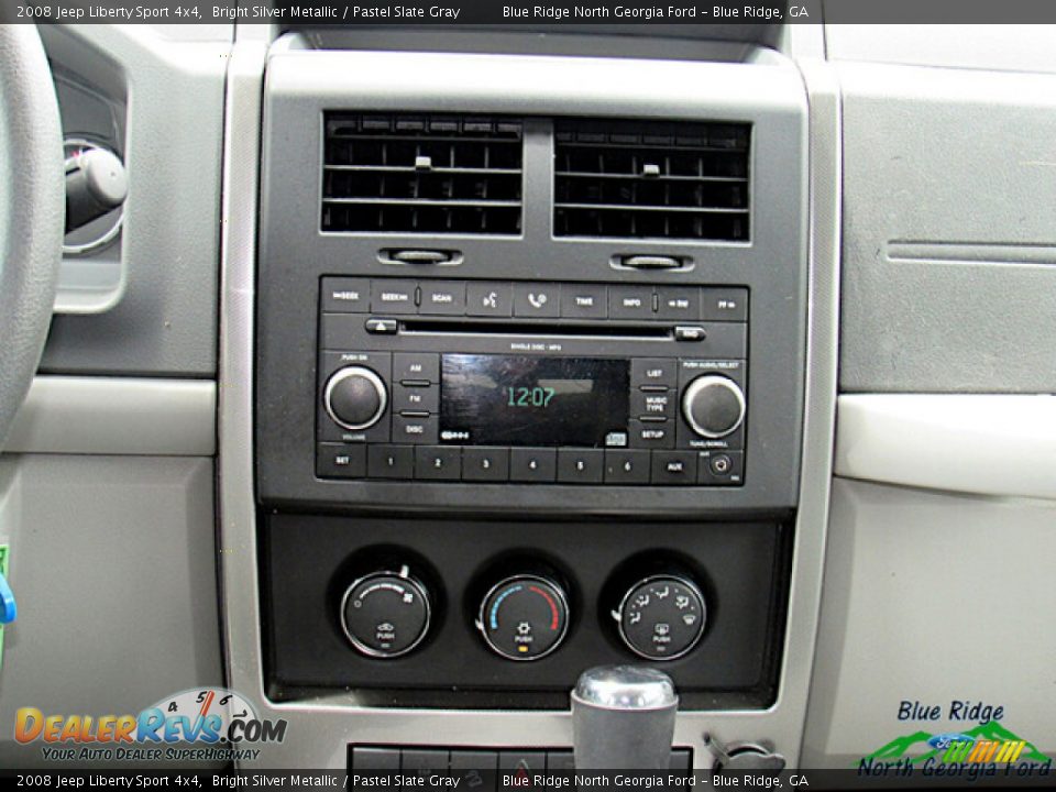 2008 Jeep Liberty Sport 4x4 Bright Silver Metallic / Pastel Slate Gray Photo #16