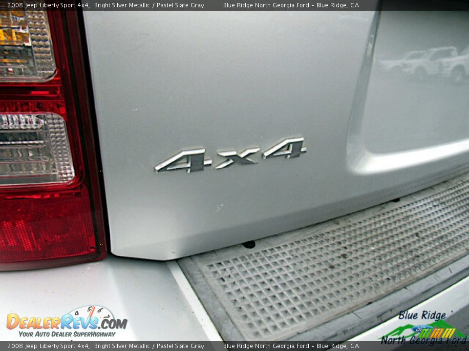 2008 Jeep Liberty Sport 4x4 Bright Silver Metallic / Pastel Slate Gray Photo #21