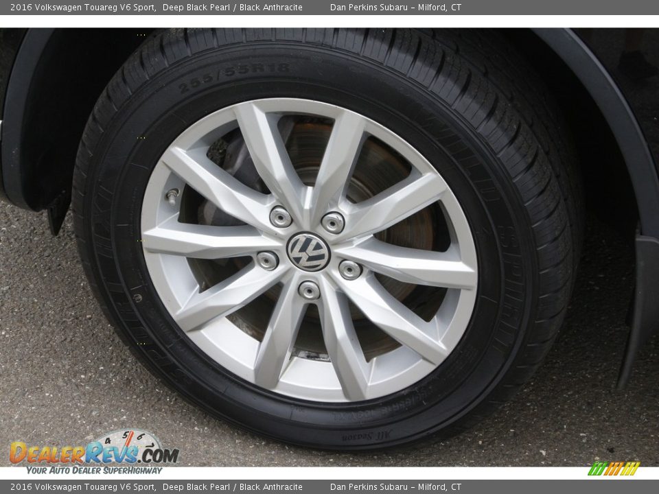 2016 Volkswagen Touareg V6 Sport Deep Black Pearl / Black Anthracite Photo #23