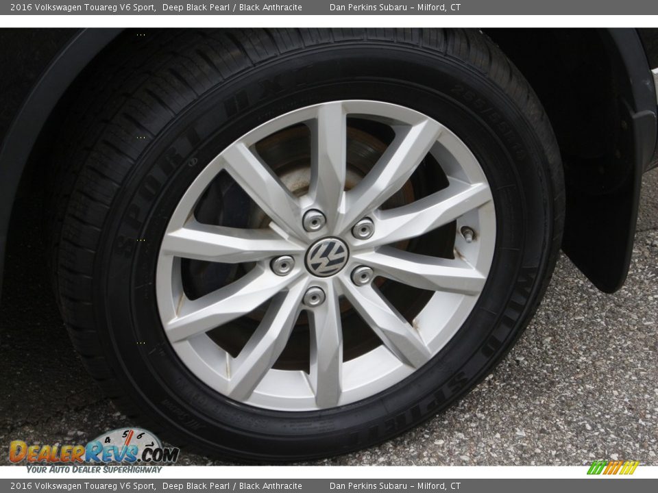 2016 Volkswagen Touareg V6 Sport Deep Black Pearl / Black Anthracite Photo #26