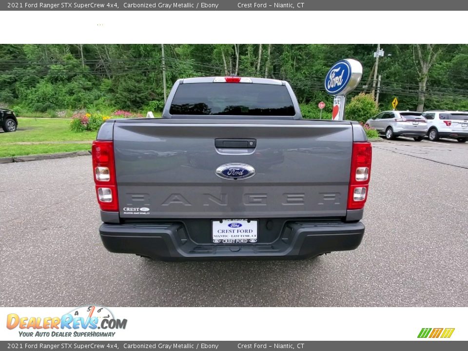 2021 Ford Ranger STX SuperCrew 4x4 Carbonized Gray Metallic / Ebony Photo #6