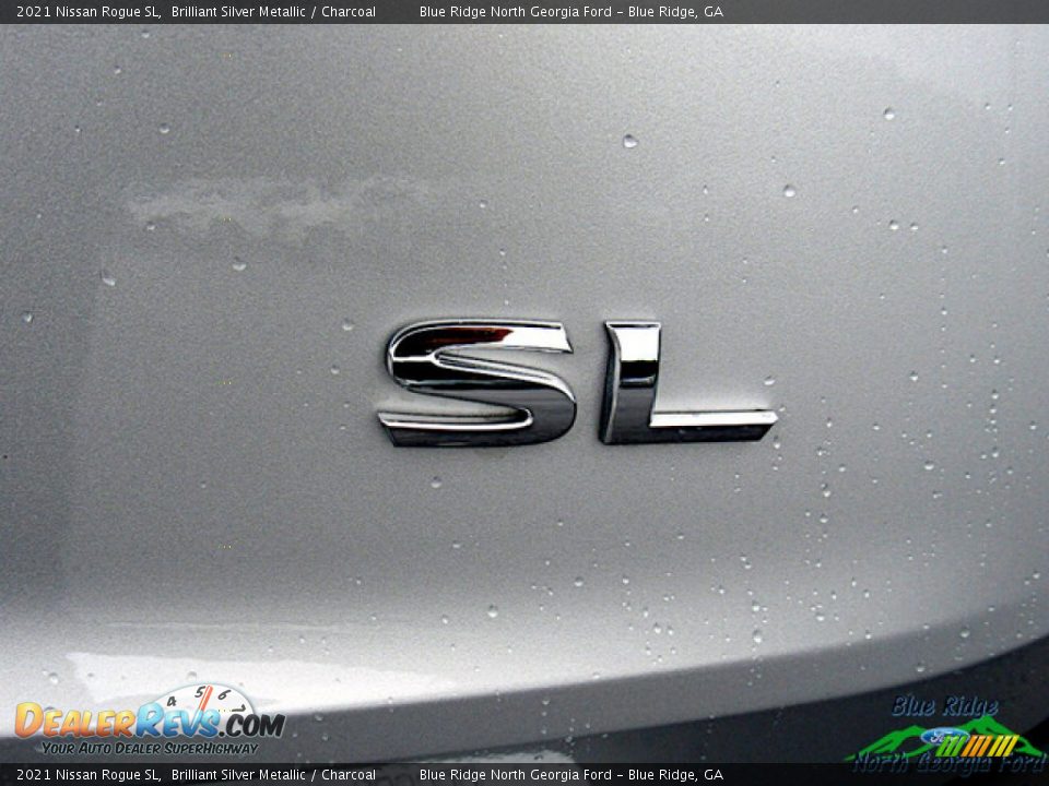 2021 Nissan Rogue SL Brilliant Silver Metallic / Charcoal Photo #31