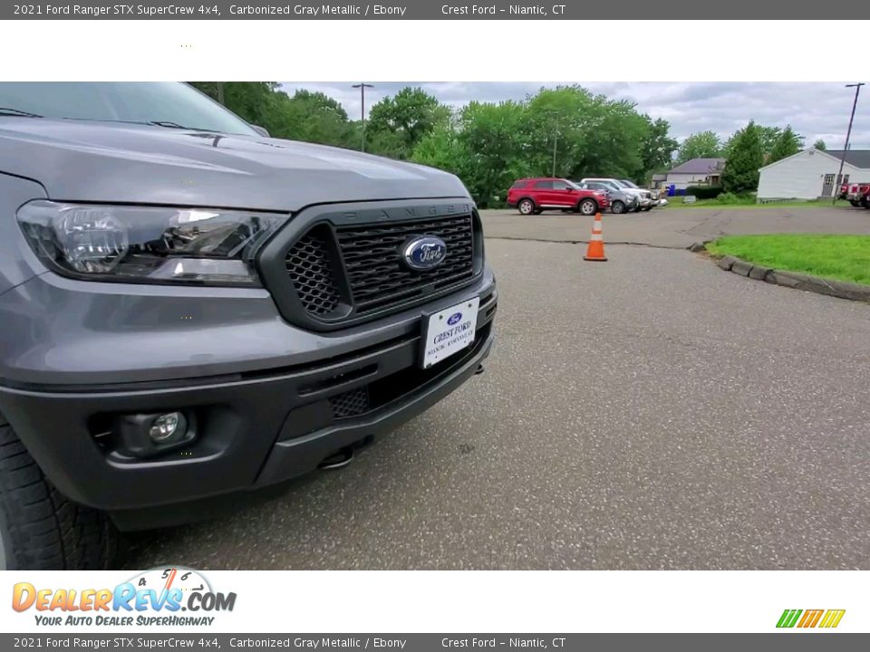2021 Ford Ranger STX SuperCrew 4x4 Carbonized Gray Metallic / Ebony Photo #27
