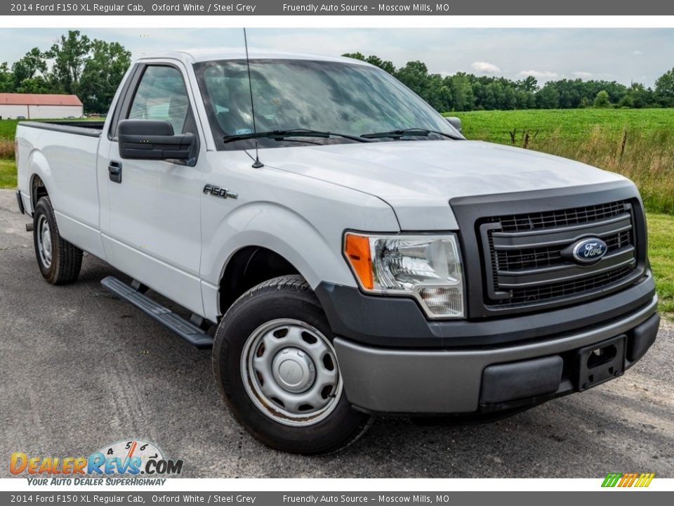 2014 Ford F150 XL Regular Cab Oxford White / Steel Grey Photo #1