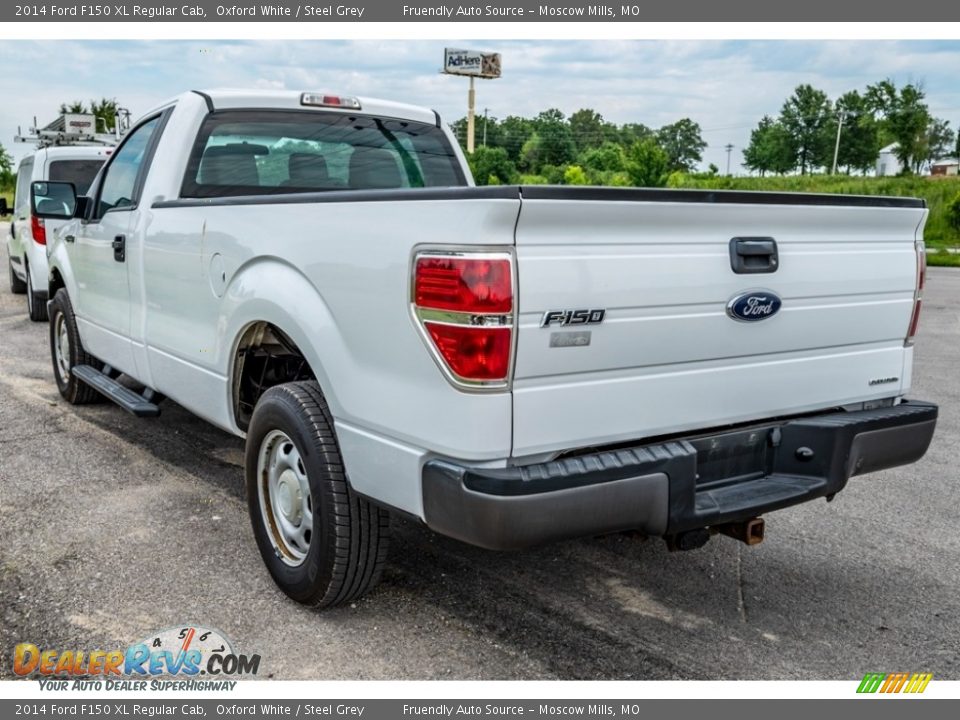 2014 Ford F150 XL Regular Cab Oxford White / Steel Grey Photo #6