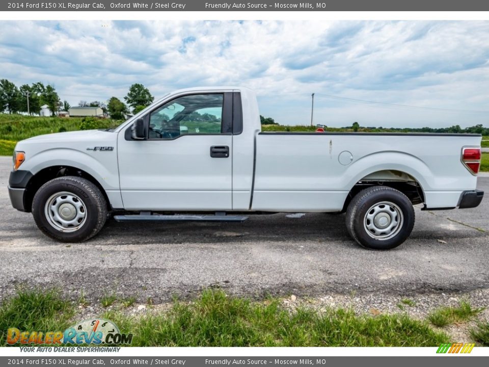 2014 Ford F150 XL Regular Cab Oxford White / Steel Grey Photo #7