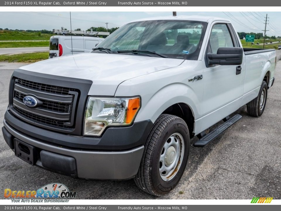 2014 Ford F150 XL Regular Cab Oxford White / Steel Grey Photo #8