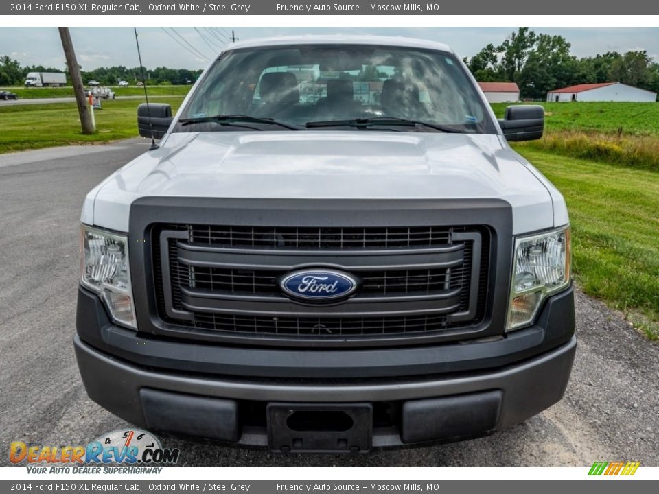 2014 Ford F150 XL Regular Cab Oxford White / Steel Grey Photo #9