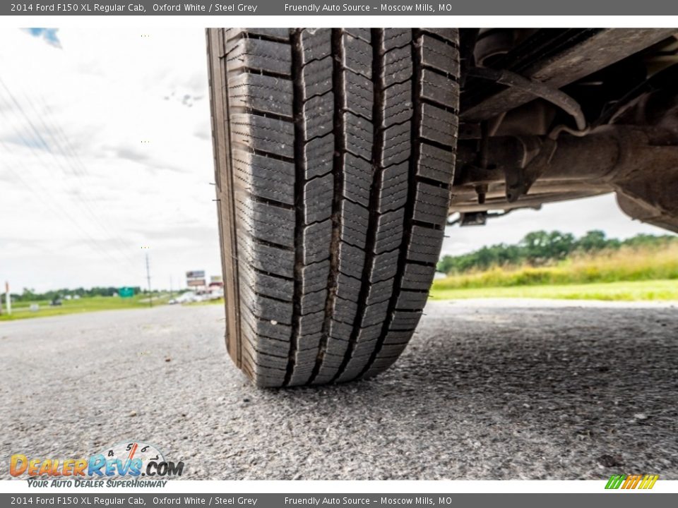 2014 Ford F150 XL Regular Cab Oxford White / Steel Grey Photo #12