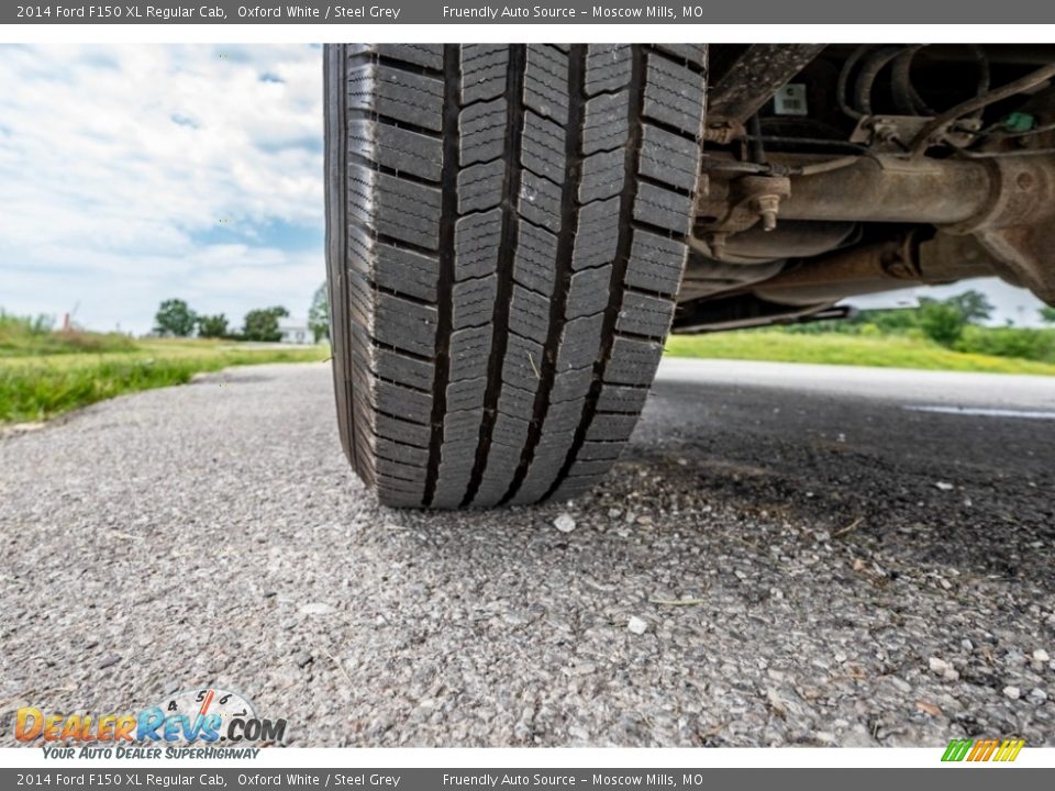 2014 Ford F150 XL Regular Cab Oxford White / Steel Grey Photo #15