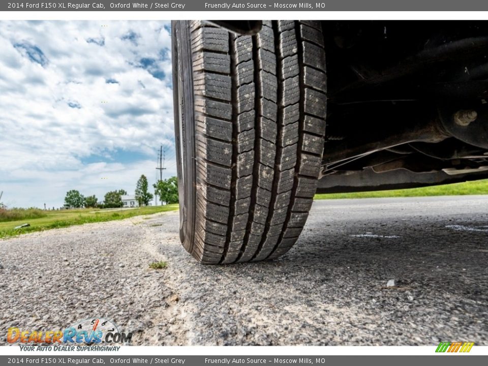 2014 Ford F150 XL Regular Cab Oxford White / Steel Grey Photo #16