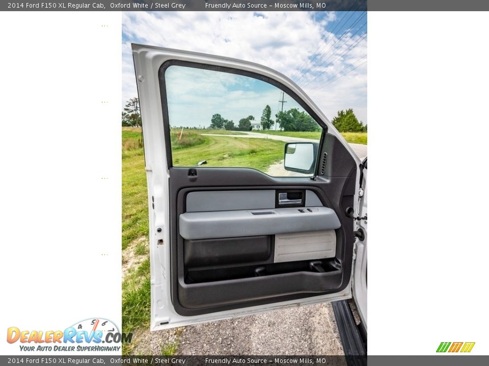 2014 Ford F150 XL Regular Cab Oxford White / Steel Grey Photo #21