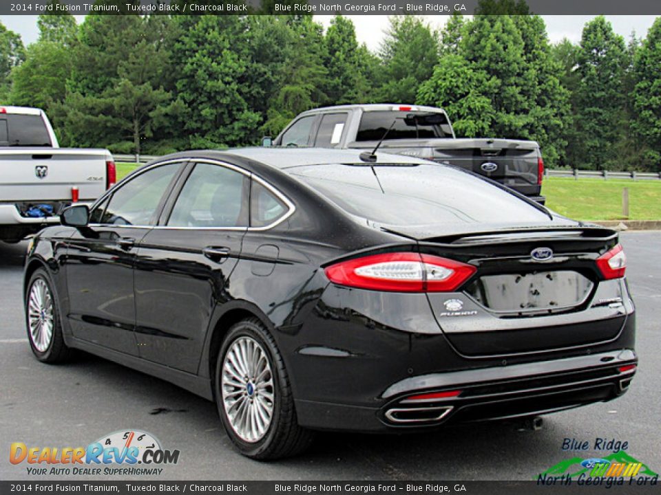 2014 Ford Fusion Titanium Tuxedo Black / Charcoal Black Photo #3