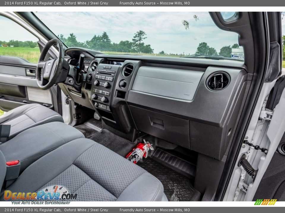 2014 Ford F150 XL Regular Cab Oxford White / Steel Grey Photo #26