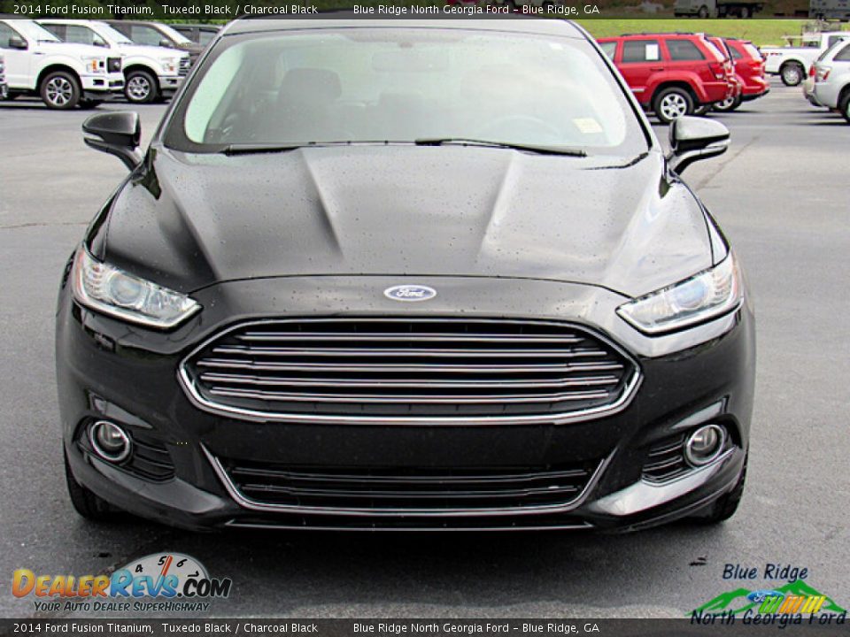 2014 Ford Fusion Titanium Tuxedo Black / Charcoal Black Photo #8